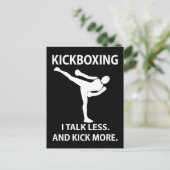 キックボクシングファイターキックボクサー ポストカード (スタンド正面)