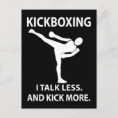 キックボクシングファイターキックボクサー ポストカード (正面)