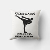 キックボクシングボクサースポーツファイターキックボクシング クッション (裏面)