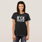 キックボクシングヴィンテージキック Tシャツ (正面フル)