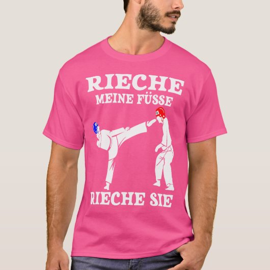 キックボクシング付き空手デザイン Tシャツ (正面)