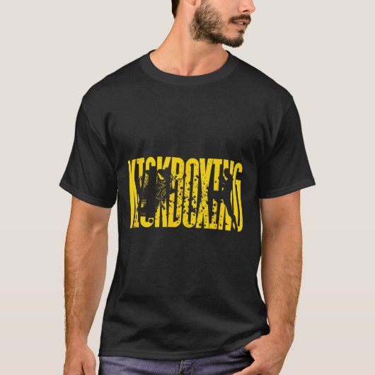 キックボクシング戦闘技術 Tシャツ (正面)