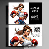 キックボクシング武術アーツインストラクター 名刺