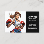 キックボクシング武術アーツインストラクター 名刺 (正面)