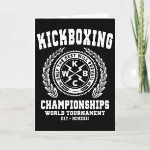 キックボクシング選手権大会, キックボクシング Tシャツ, マート カード