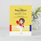 キックボクシング スポーツ 招待状 (スタンド正面)