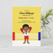 キックボクシング スポーツ 招待状 (スタンド正面)