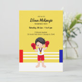 キックボクシング スポーツ 招待状 (スタンド正面)