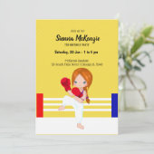 キックボクシング スポーツ 招待状 (スタンド正面)