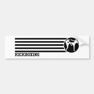 キックボクシング バンパーステッカー