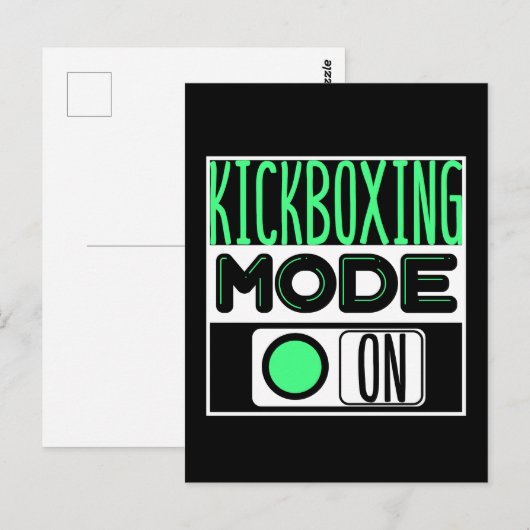 キックボクシング ポストカード (正面/裏面)
