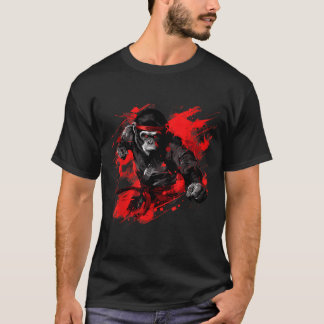 キックボクシング モンキー 武道 柔道 テコンドー Tシャツ