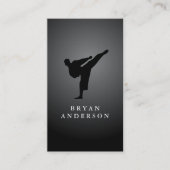 キックボクシング – 武術アーツビジネスカード 名刺 (正面)