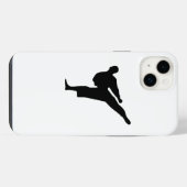 キックボクシング – 空手iPhoneケース iPhoneケース (裏面横)