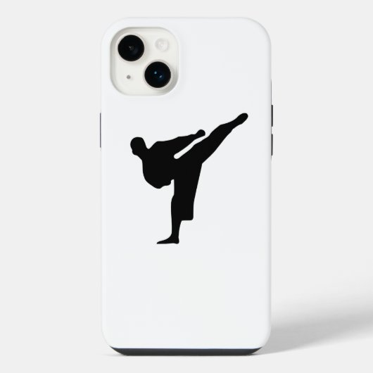 キックボクシング – 空手iPhoneケース iPhoneケース (裏面)