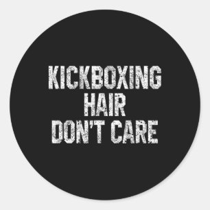 キックボクシング Hair Don't Care 楽しいキックボクサー武術 ラウンドシール