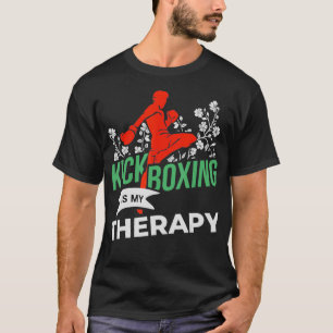 キックボーイングイズマイセラピー武術アーツファイターキック Tシャツ