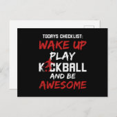 キックボールはセラピー シーズンポストカード (正面/裏面)