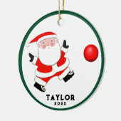 キックボールクリスマス2023収集可能 セラミックオーナメント (左)