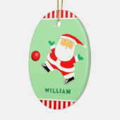 キックボールスポーツ収集可能 セラミックオーナメント (左)