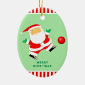 キックボールスポーツ収集可能 セラミックオーナメント (裏面)