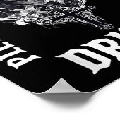 キックボールプレーヤーJust Here Kick おもしろい Sports ポスター (角)