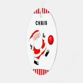 キックボール収集可能 メタルオーナメント (正面左)