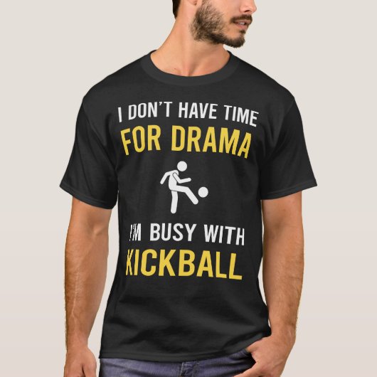 キックボー忙しル付き Tシャツ (正面)