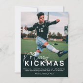 キックメリーマスサッカー写真 シーズンカード (正面)