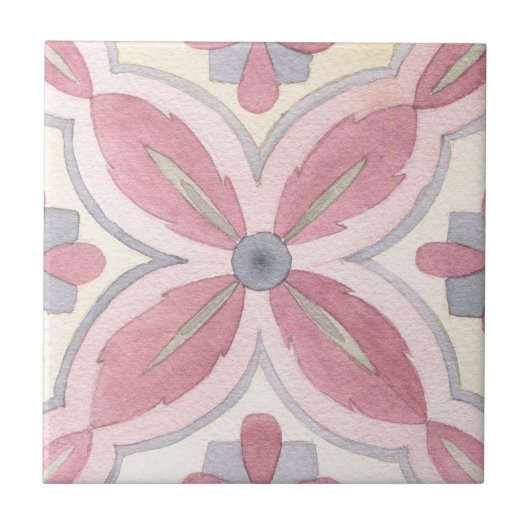 キックラシックチン絵画デコフローラ用フローラ タイル (正面)