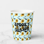 キックールド幽霊のよく出る幽霊パーティー紙プレート 紙コップ (裏面)