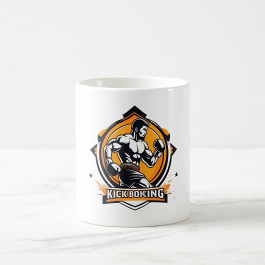 キック・ボキングのマグカップ コーヒーマグカップ (中央)