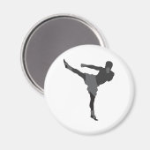 キック・ボクサー マグネット (正面/裏面)