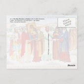 キッコス修道院、トロドス、キプロスの作品 ポストカード (裏面)