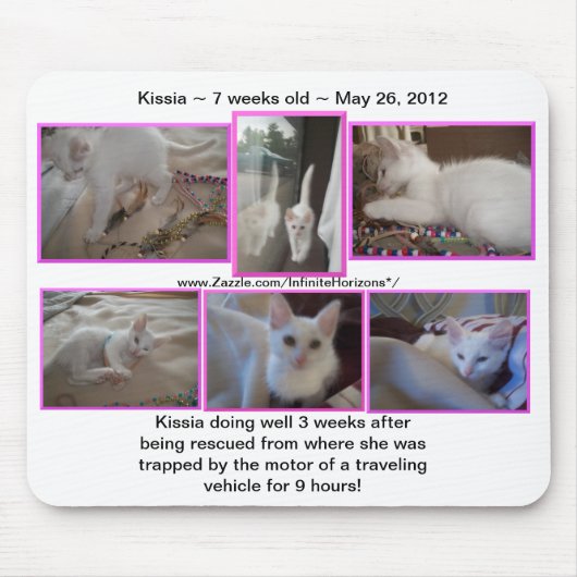 キッシアドイングウェルマウスパッド マウスパッド (正面)