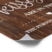 キッシズゲームサイン 国  ブライダルシャワー ポスター (角)