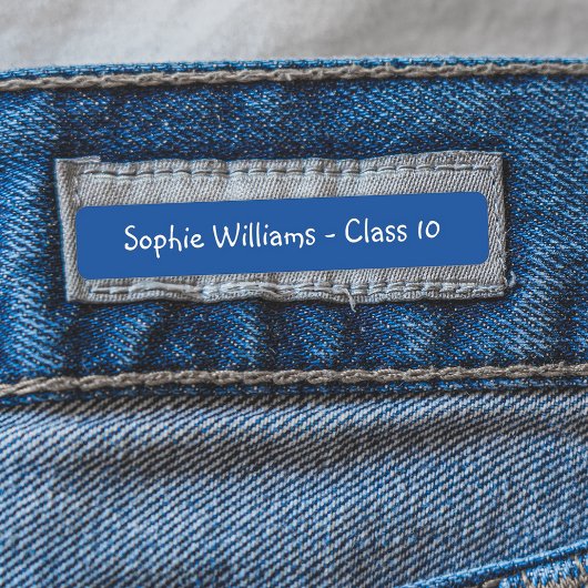 キッシパーソナライズされたュカラフル新学期服 ラベル