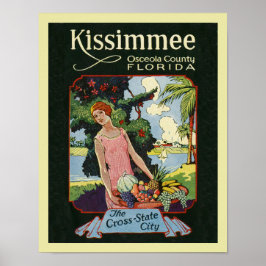 キッシミーフロリダヴィンテージ観光広告ズ ポスター
