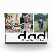 キッシモダンュの父親とシンプルパパコラージュ フォトブロック (正面)