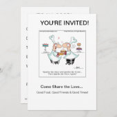 キッシュ私! 4月McCallum著招待状 招待状 (正面/裏面)