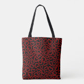キッシリーリップハート トートバッグ (裏面)