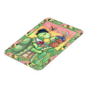 キッシングトゥルートスイートハーツ、かわいいタープン バレンタイン マグネット (左側)