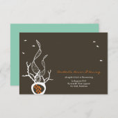 キッシングフィッシュ コーラルビーチ ファンシー かわいい ウェディング 招待状 (正面/裏面)