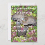 キッシング・キノコの招待 招待状 (裏面)