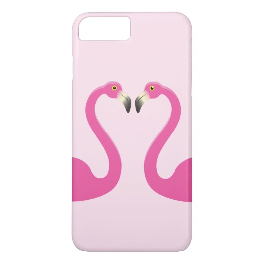 キッシング フラミンゴ iPhone 7 Plus ケース ピンク Case-Mate iPhoneケース (裏面)