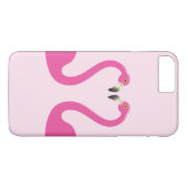 キッシング フラミンゴ iPhone 7 Plus ケース ピンク Case-Mate iPhoneケース (裏面(横))