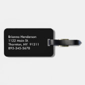 キッシング フラミンゴ  luggage タグ (裏面横)