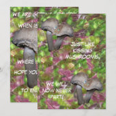 キッシング マッシュルーム インビテーション (正面/裏面)