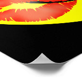 「キッシー顔プリント ポスター (角)