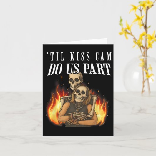 キッスカメラが私たちを引き裂くまで カード (黄色い花)